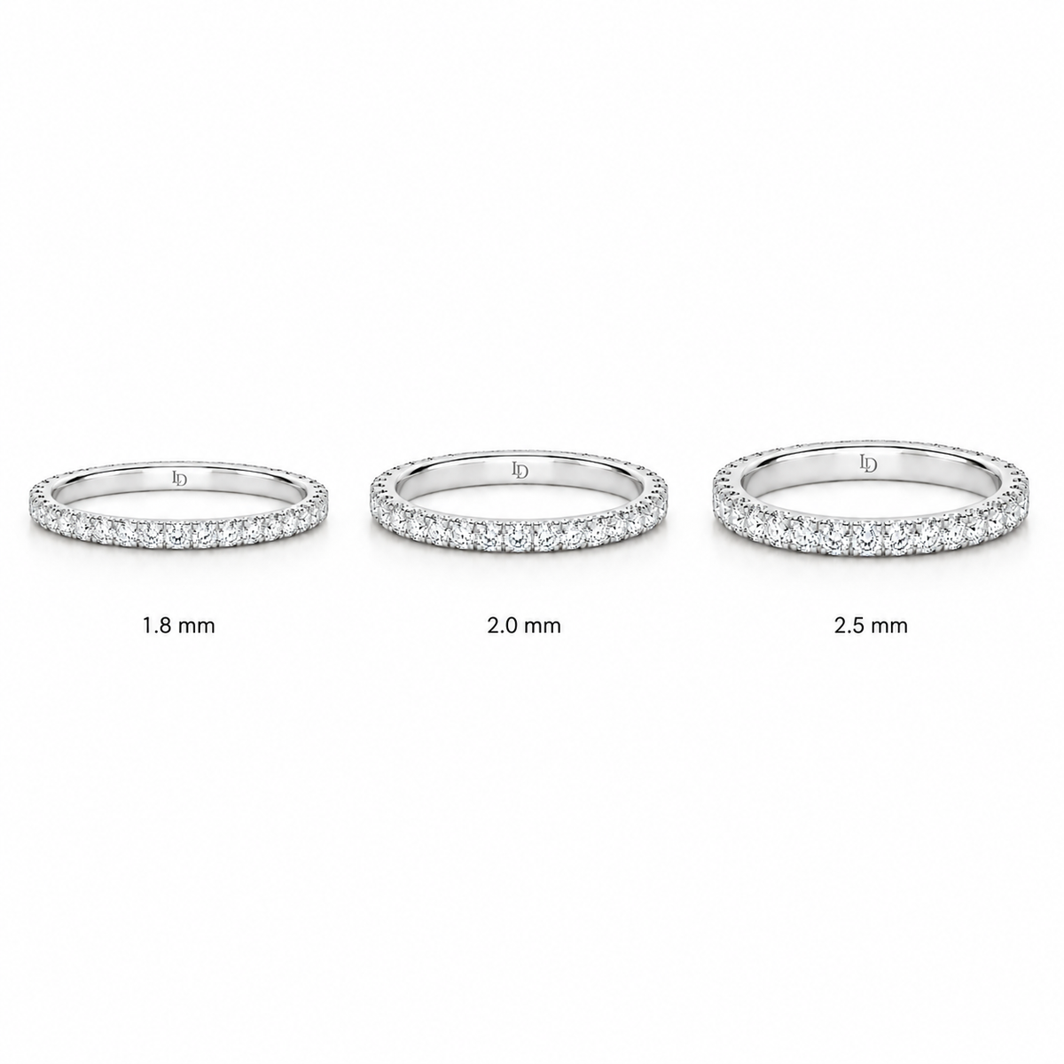 Round Diamond Eternity Band