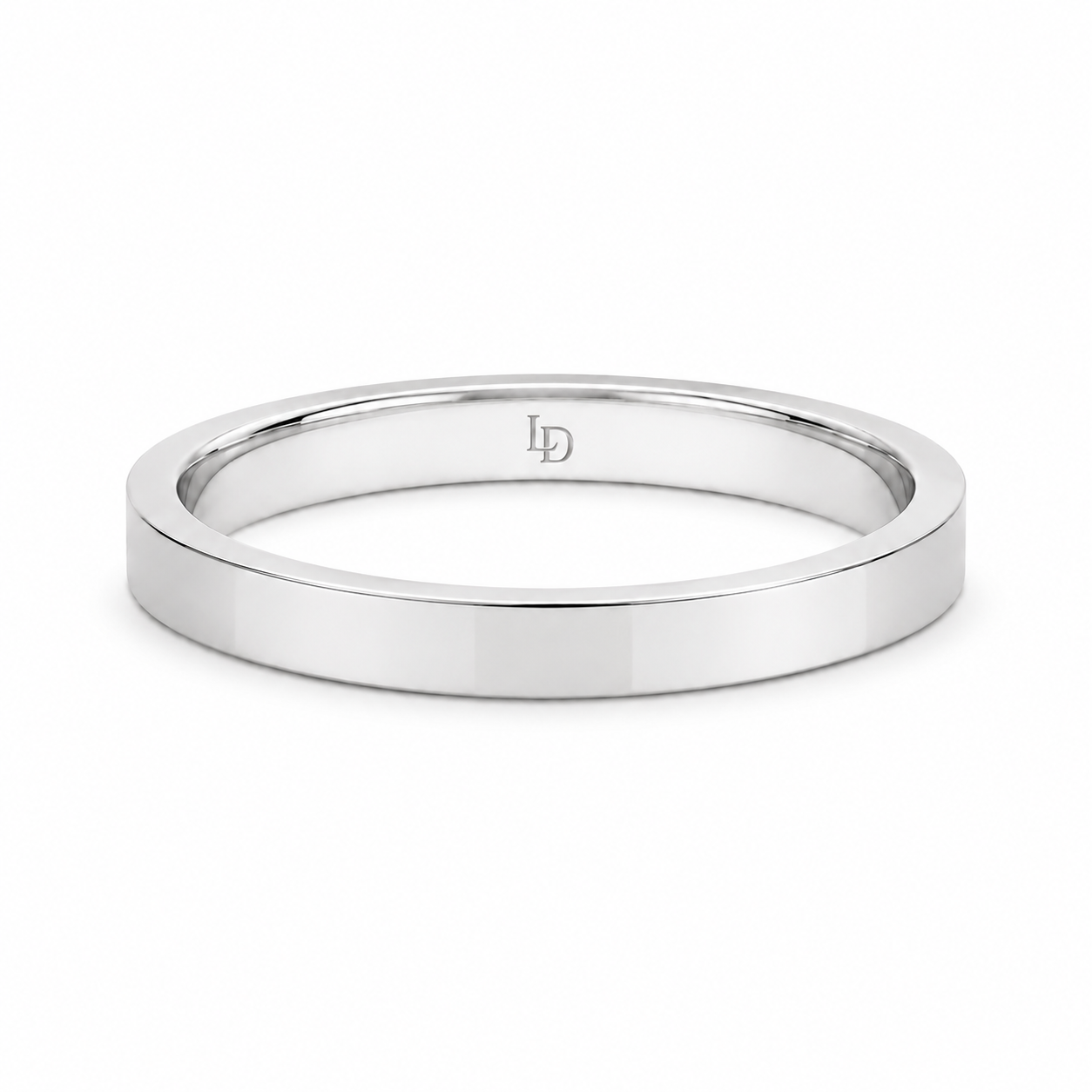 Traditional Flat Wedding Band