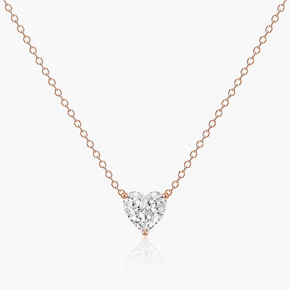 Signature Heart Shape Lab Diamond Pendant