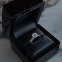 2.05 carat round brilliant-cut crossover diamond ring in white gold
