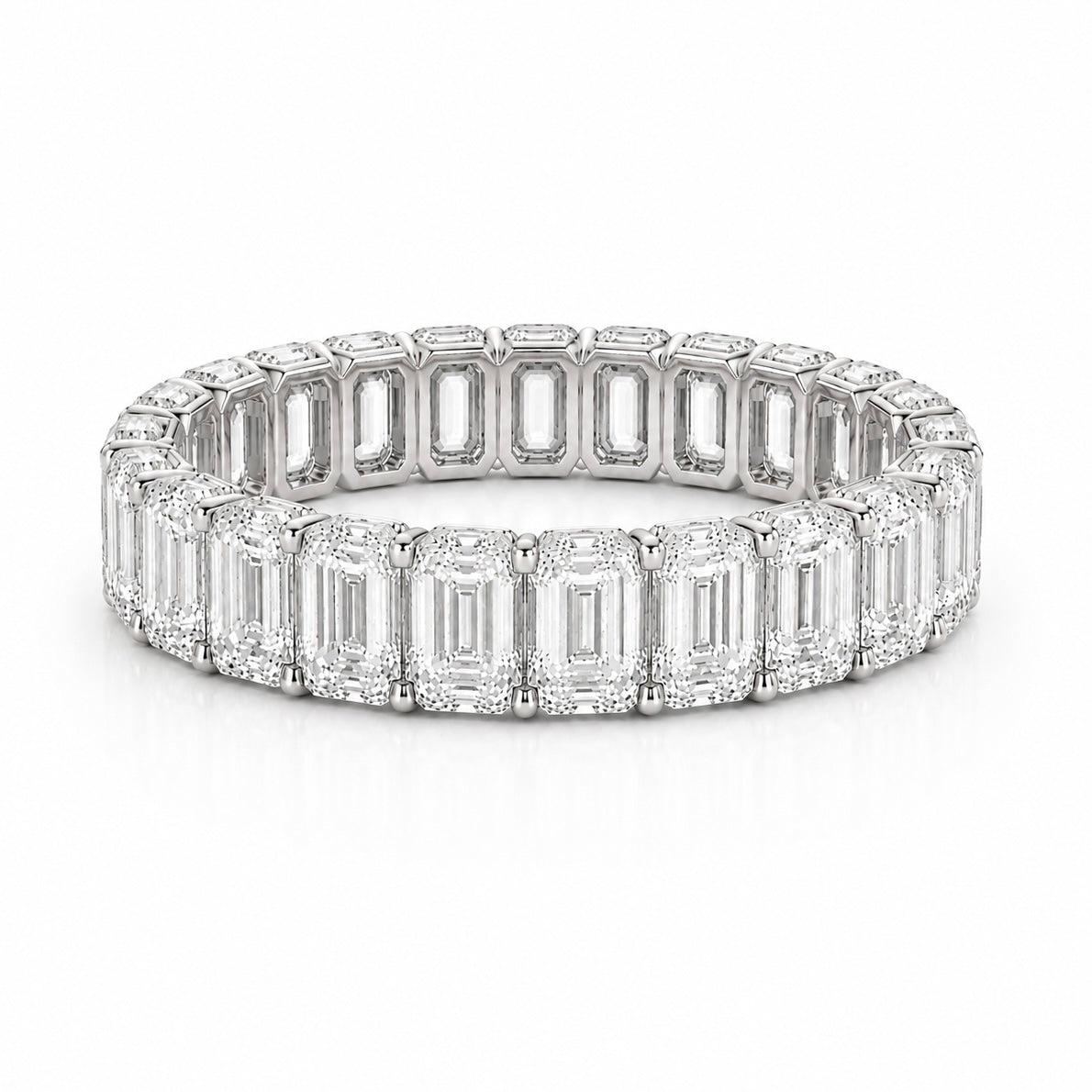 Emerald Cut Eternity Ring
