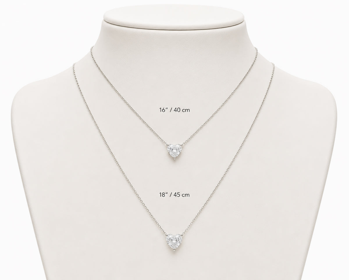 Signature Heart Shape Lab Diamond Pendant