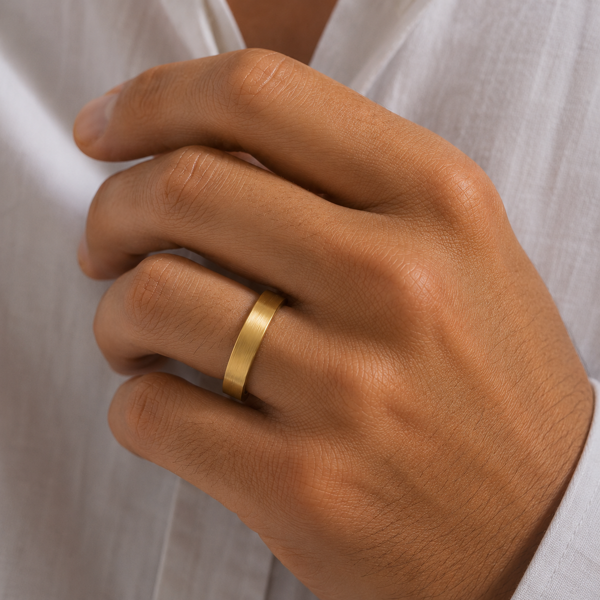 Brushed Flat Classic Band