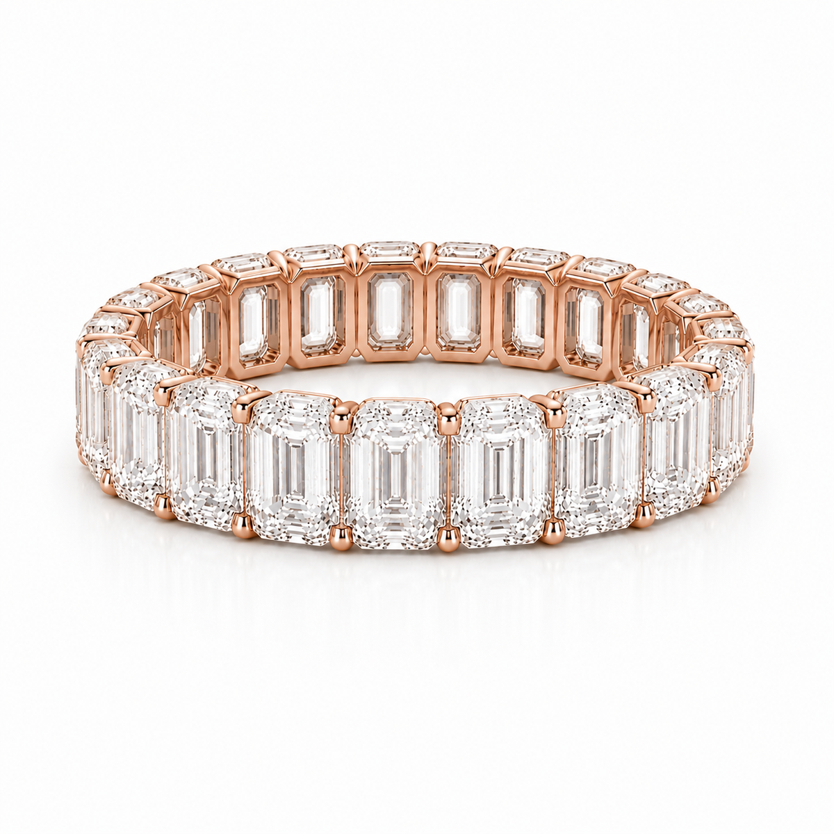 Emerald Cut Eternity Ring