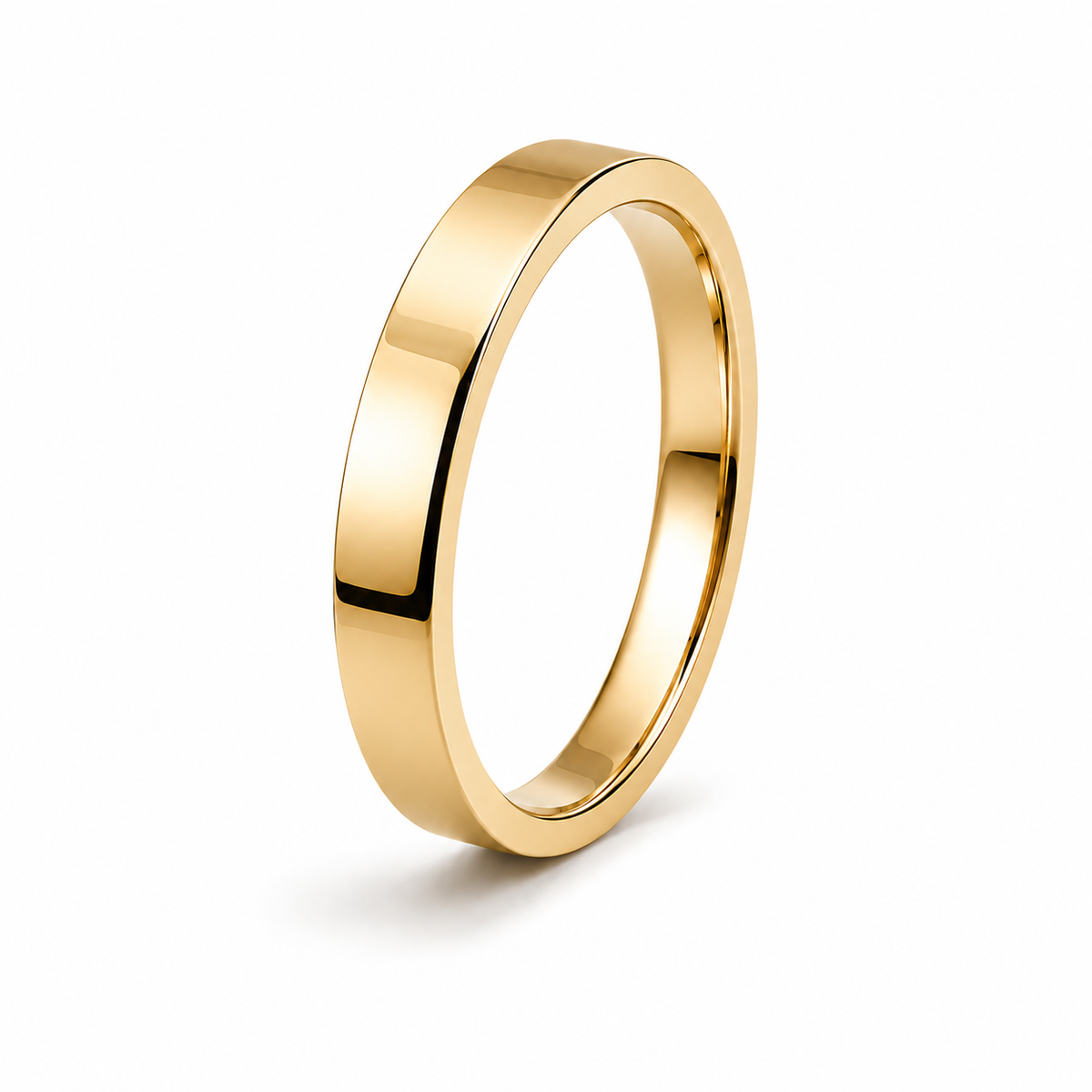 Traditional Flat Wedding Band