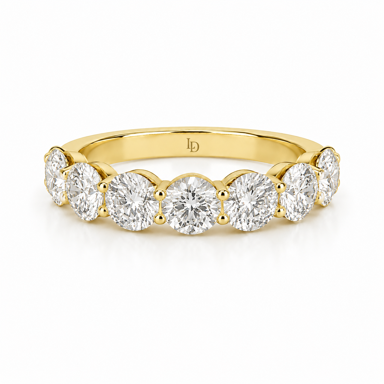 Round Diamond Seven Stone Ring