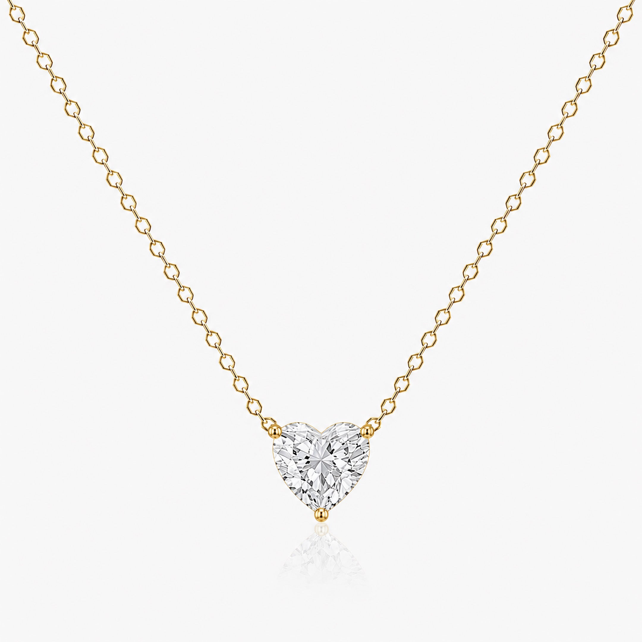 Signature Heart Shape Lab Diamond Pendant