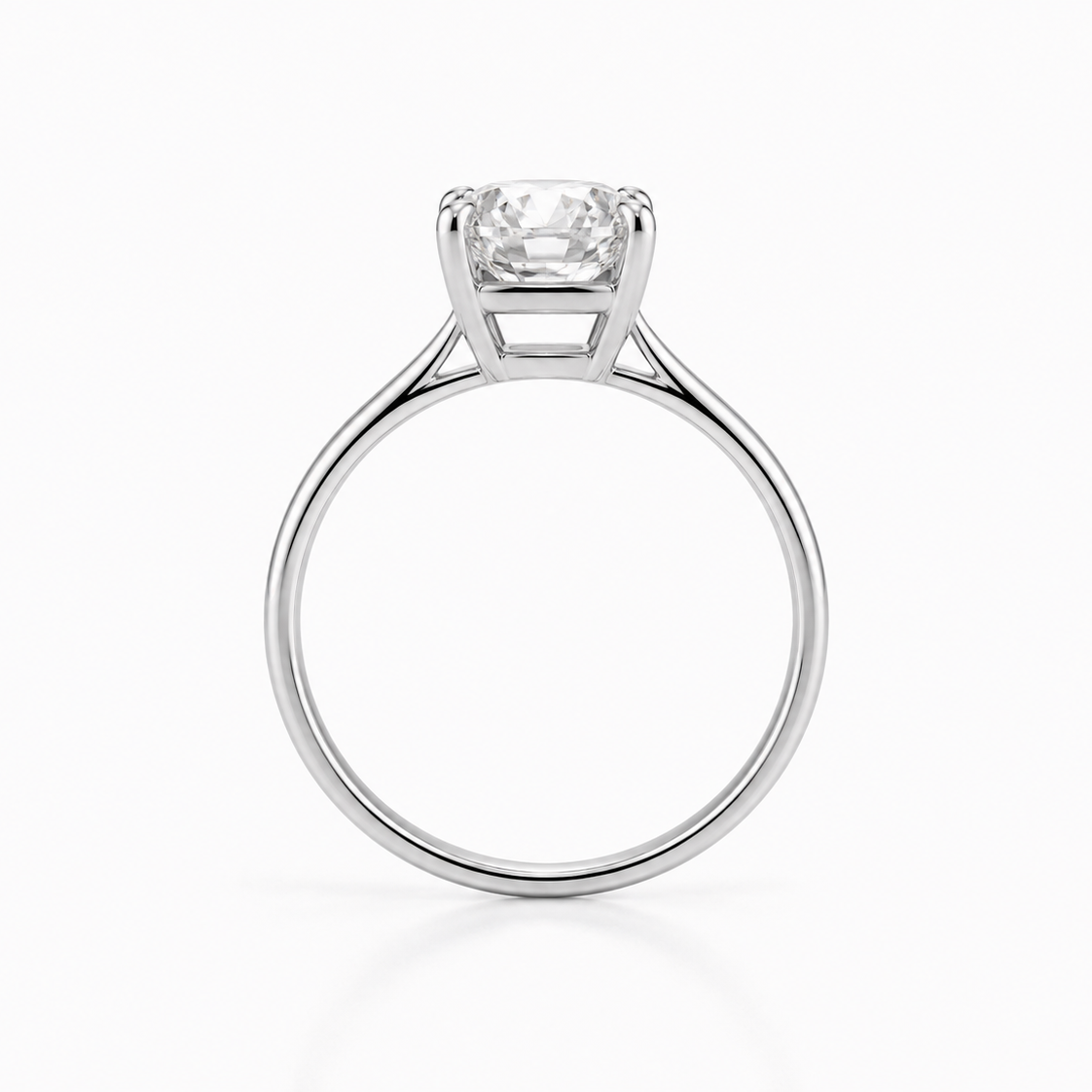 Oval Lab Diamond Solitaire Ring