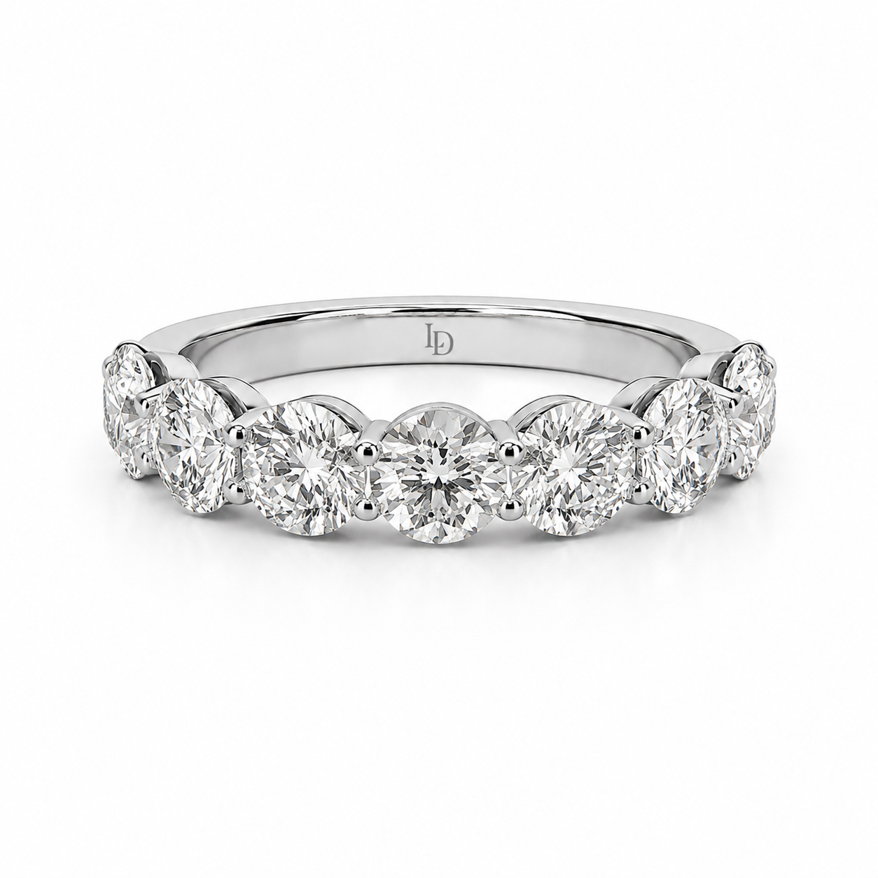 Round Diamond Seven Stone Ring
