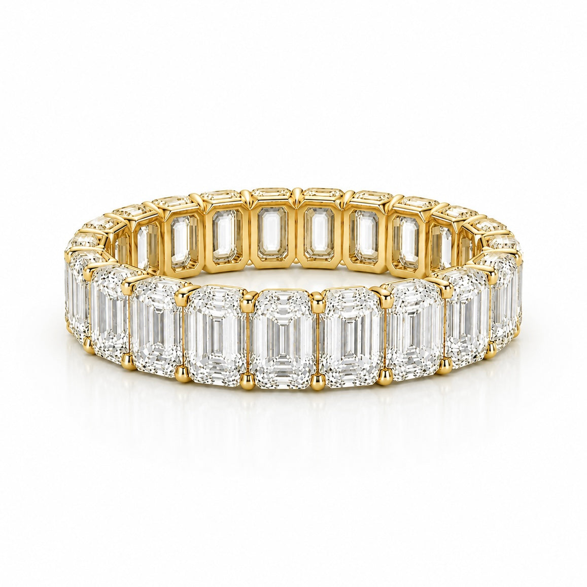 Emerald Cut Eternity Ring