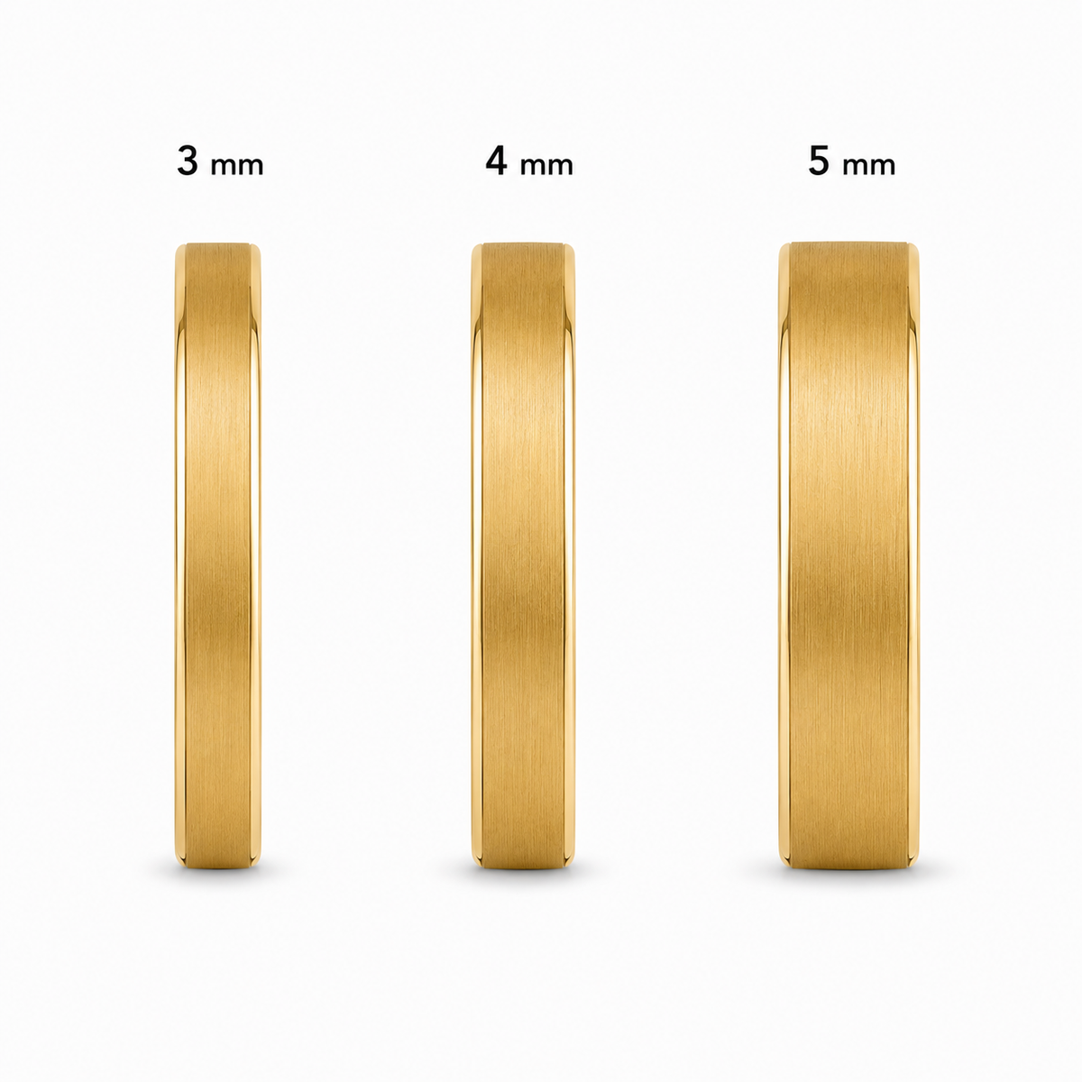 Brushed Flat Classic Band