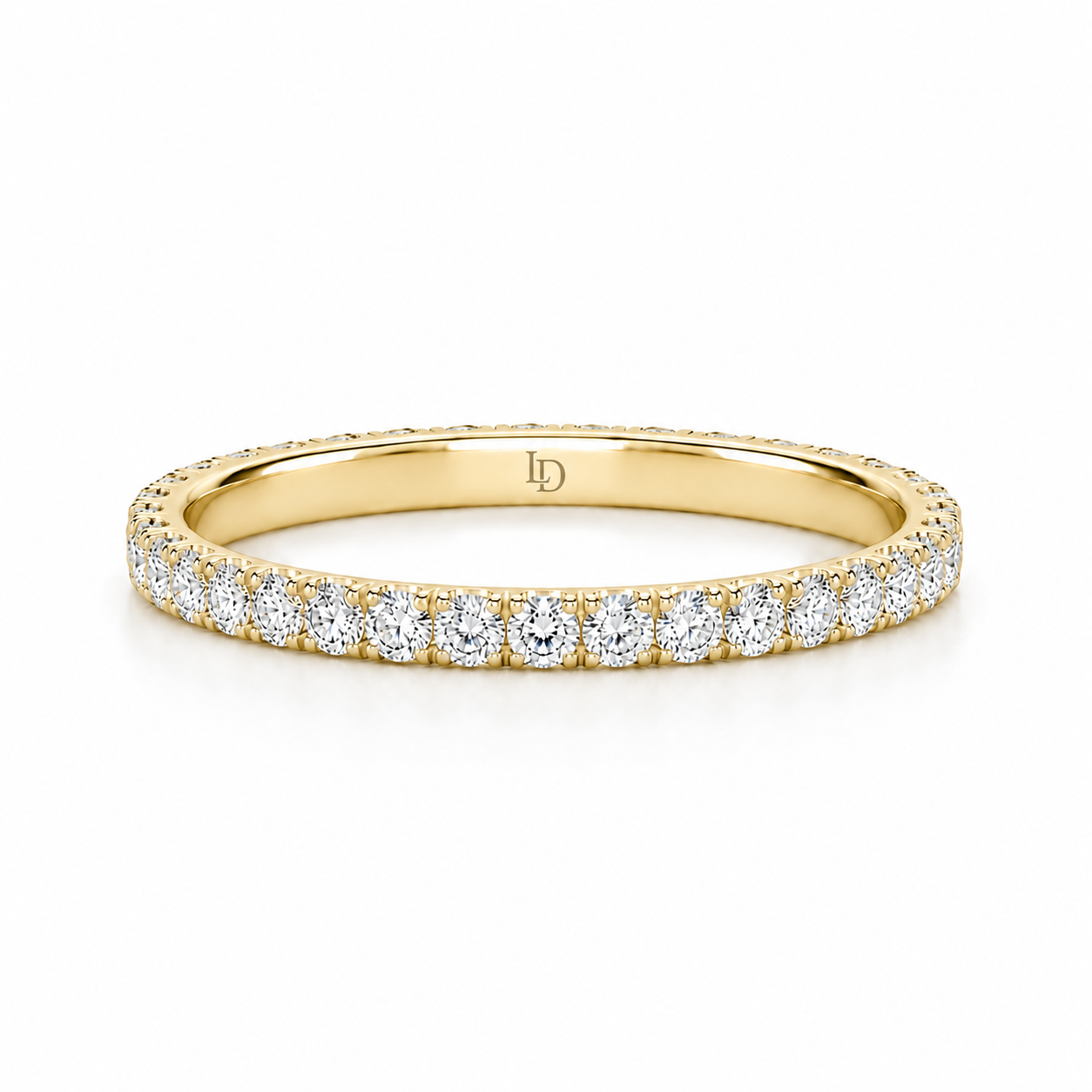Round Diamond Eternity Band