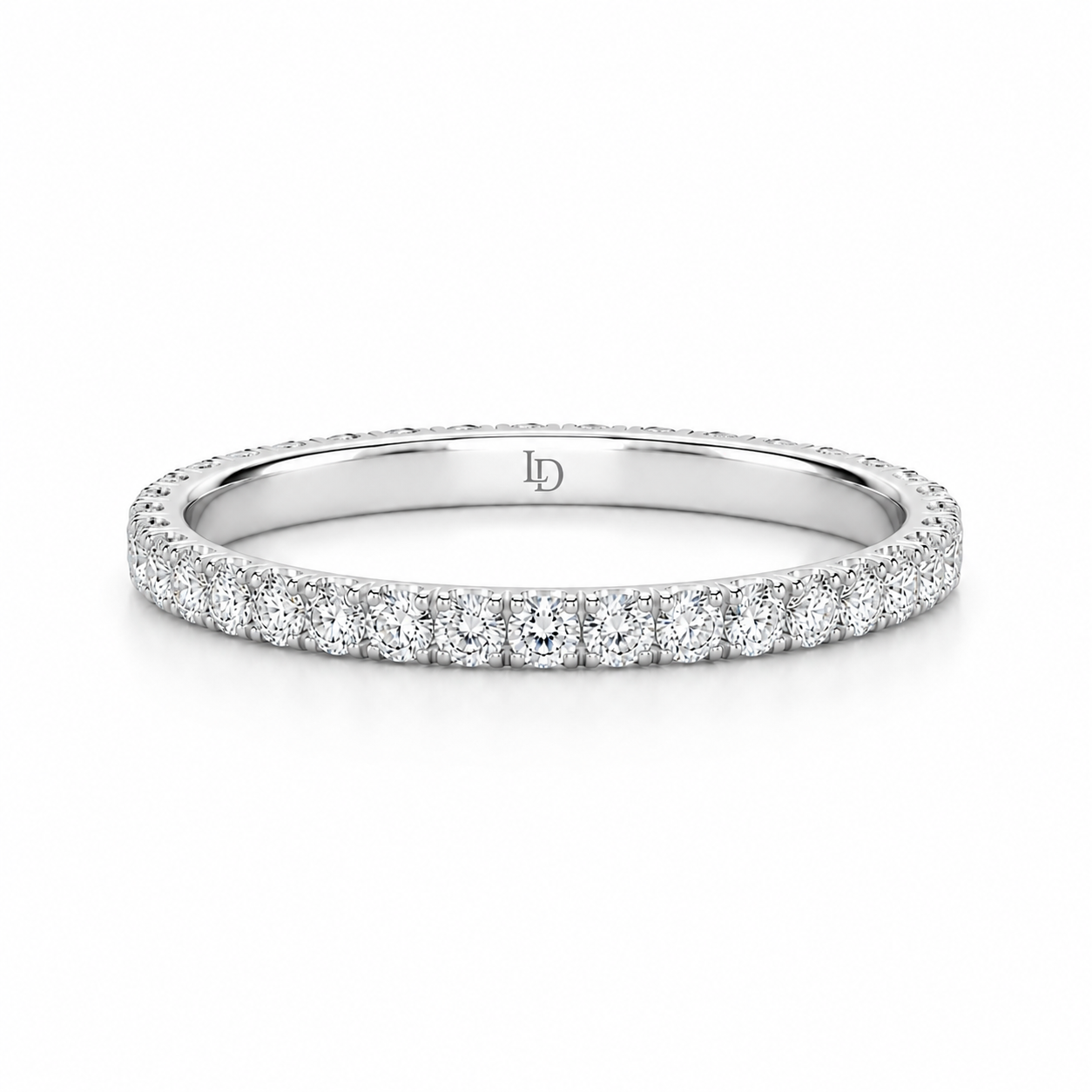 Round Diamond Eternity Band