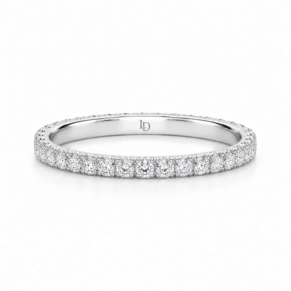 Round Diamond Eternity Band