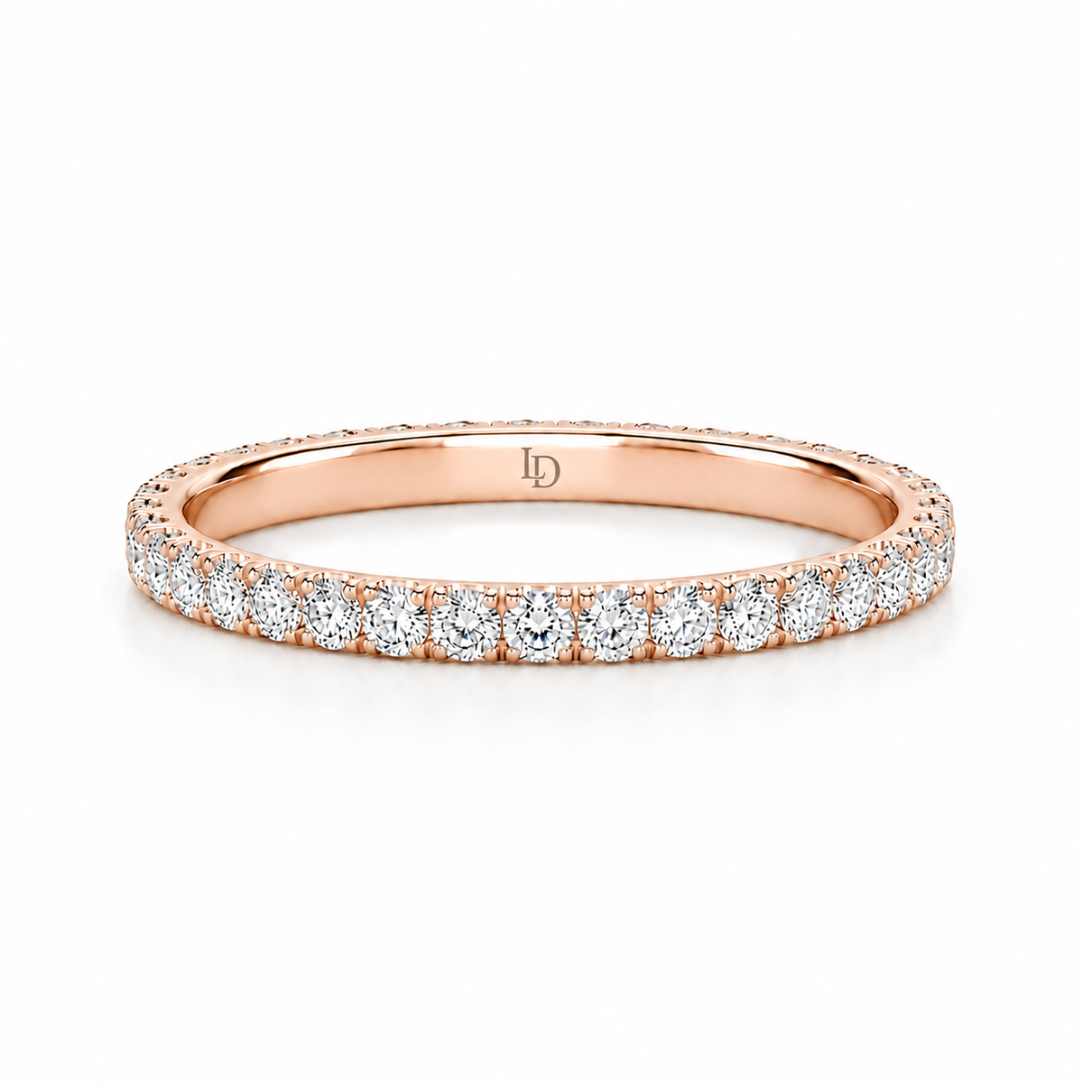 Round Diamond Eternity Band