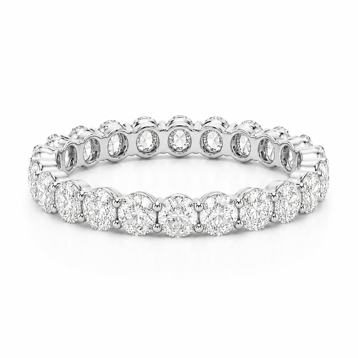 Round Diamond Eternity Ring