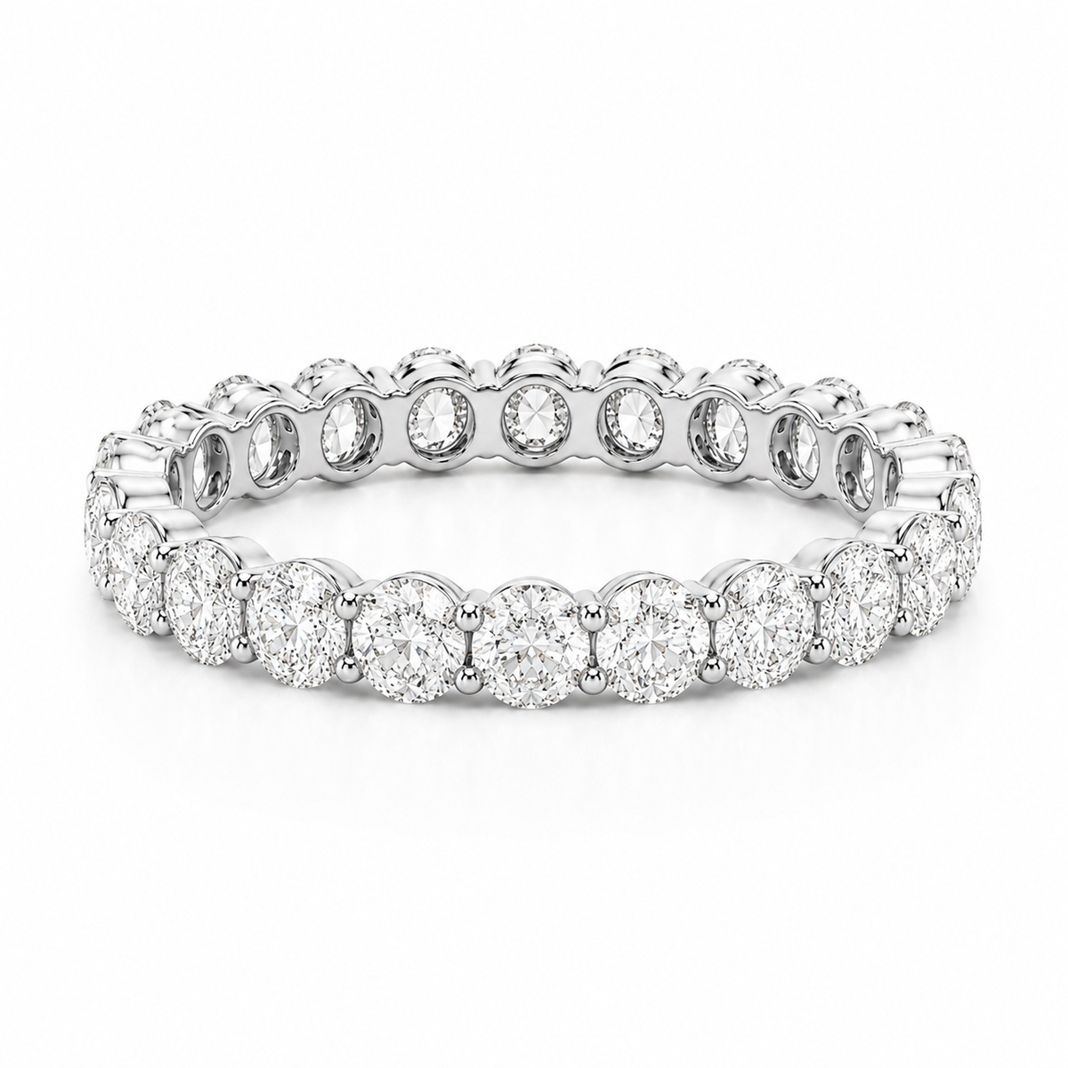 Round Diamond Eternity Ring