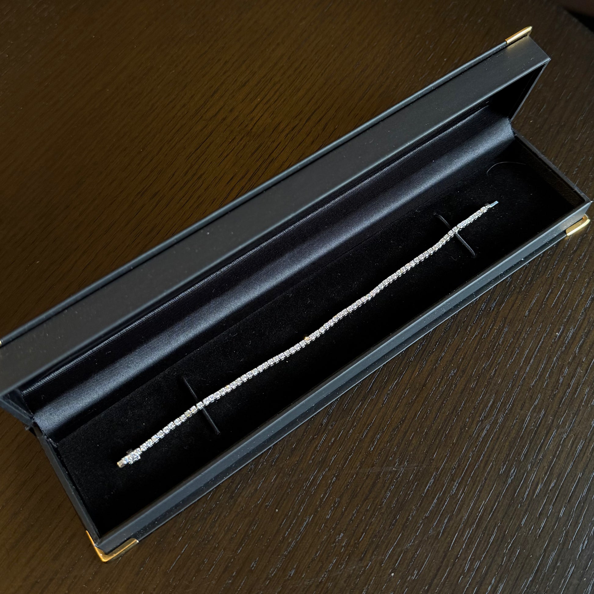 2.09 TCW Lab-Grown Diamond Tennis Bracelet