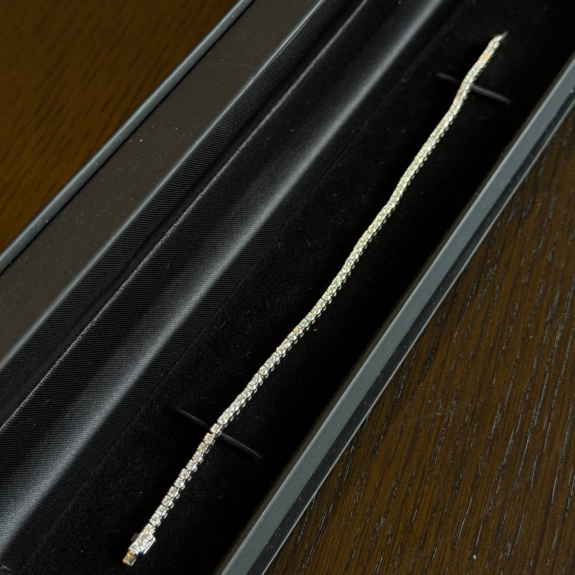 2.09 TCW Lab-Grown Diamond Tennis Bracelet