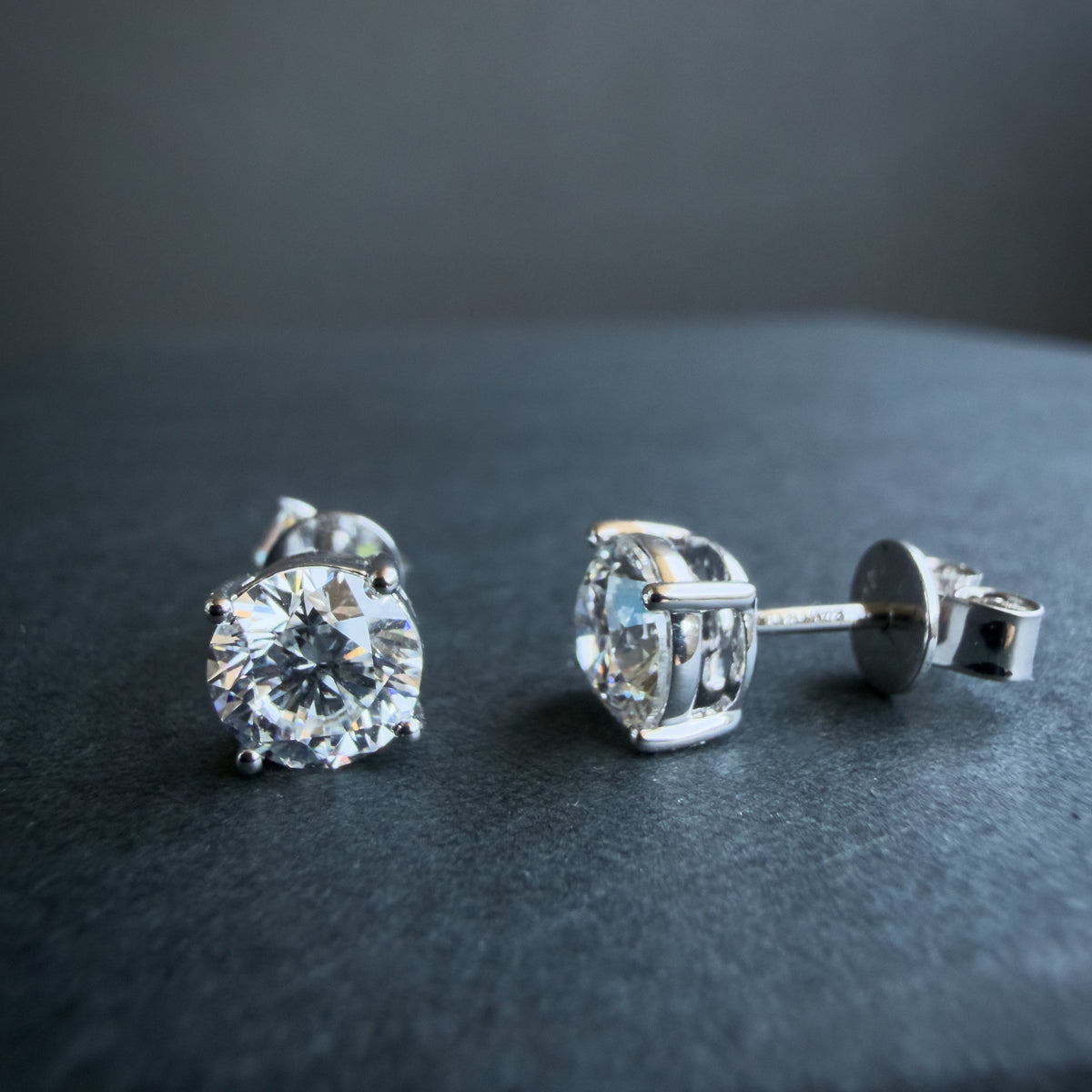 1.00 TCW Lab-Grown Diamond Stud Earrings