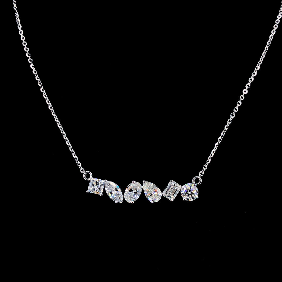 Mixed Shape Lab Diamond Necklace