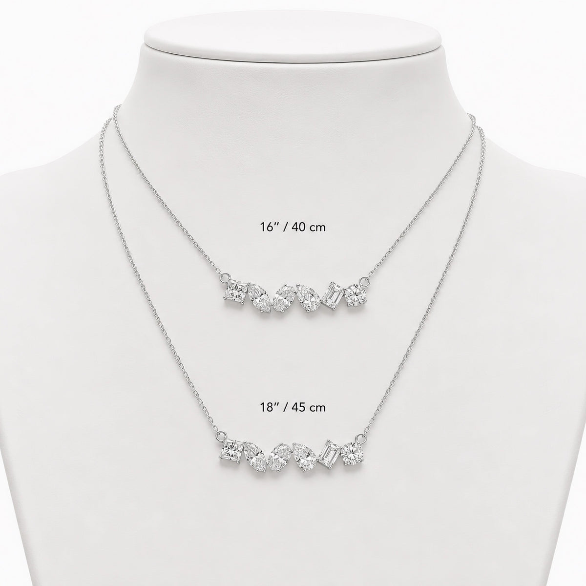 Mixed Shape Lab Diamond Necklace