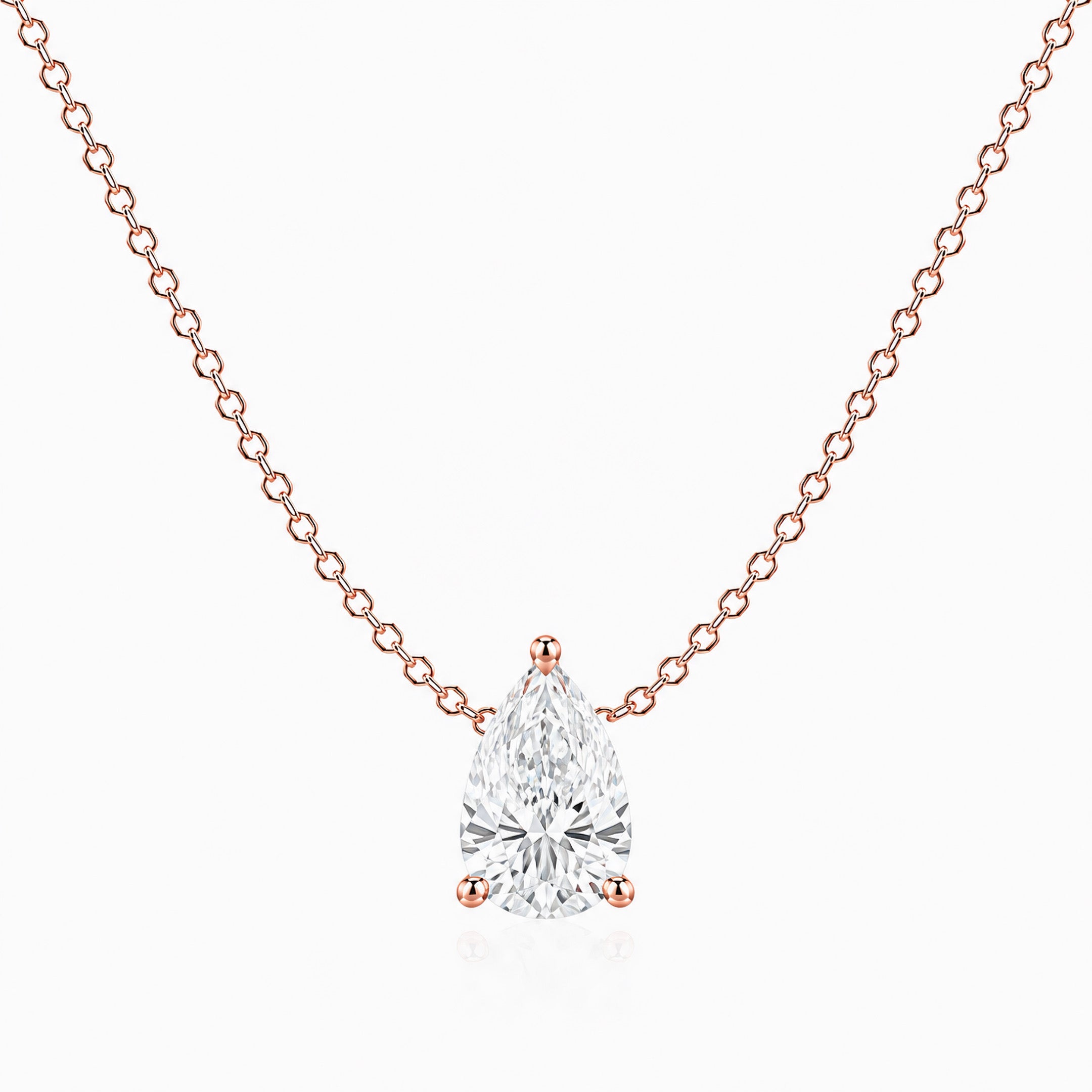 Signature Pear Lab Diamond Pendant