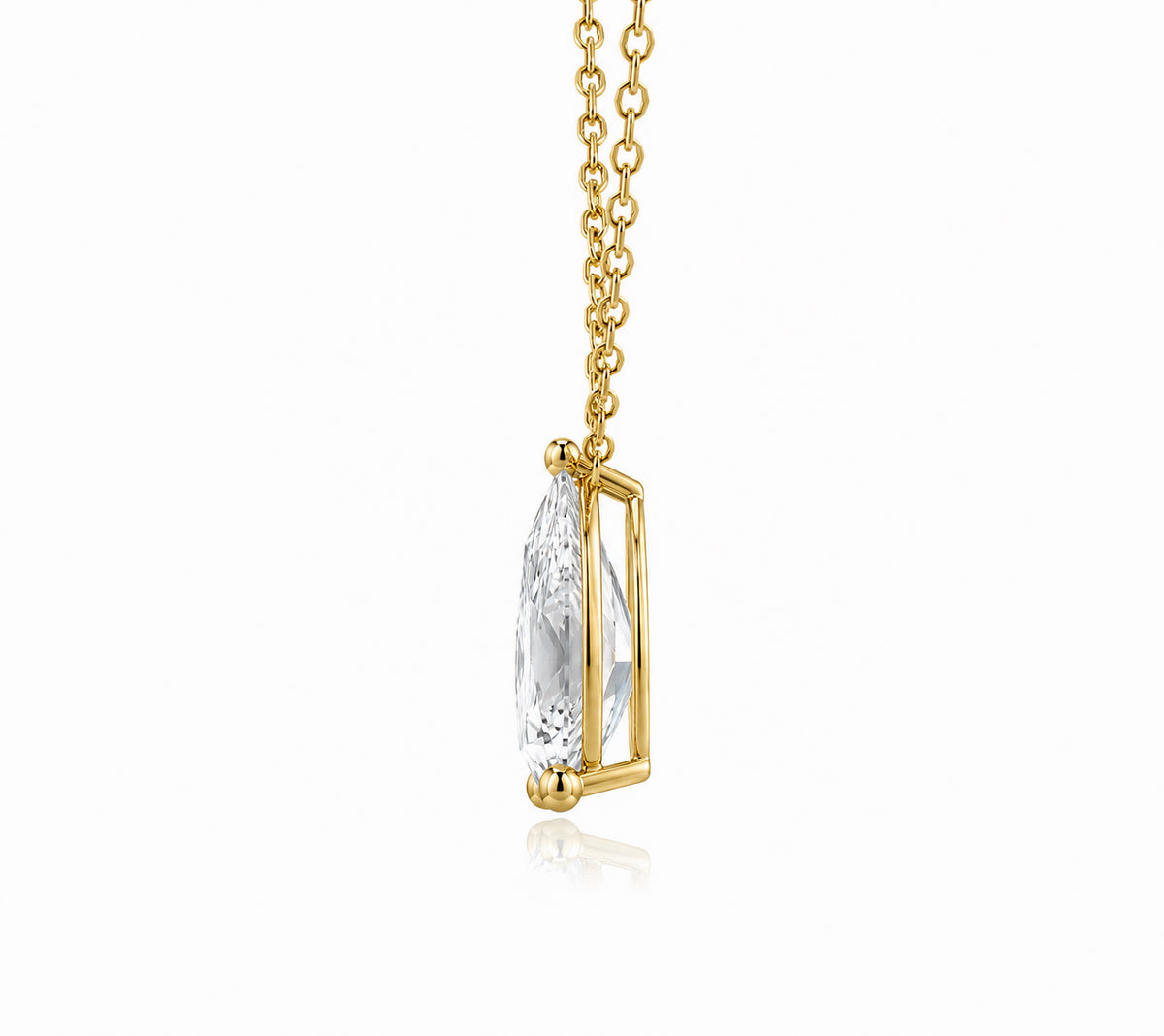Signature Pear Lab Diamond Pendant