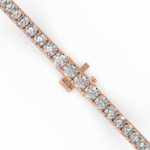 rose gold diamond tennis bracelet 04