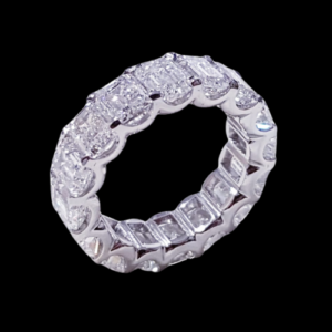 Full Circle Radiant Cut Diamond Band