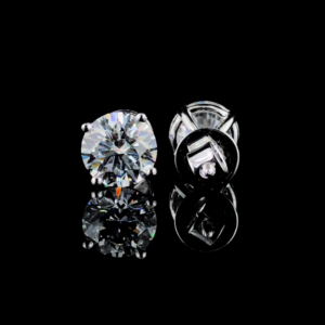 Lindendale Diamonds - Brilliant Cut 4 Claw Diamond Stud Earrings 01